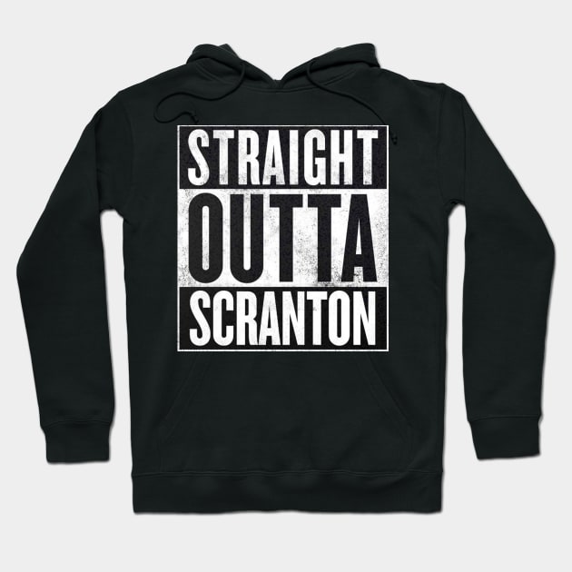 Dunder Mifflin - Straight Outta Scranton Hoodie by WiccanNerd